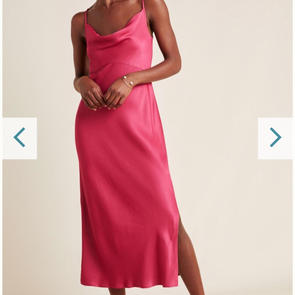 Anthropologie Bias Slip Dress